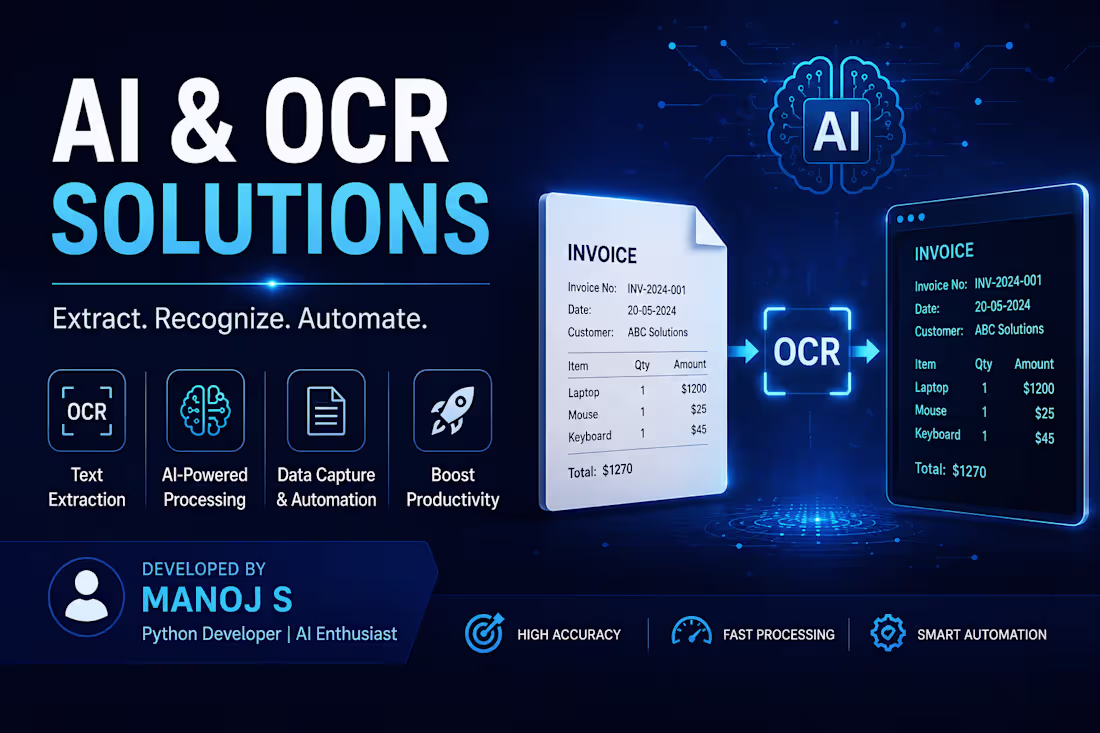 Cover image for AI & OCR Solutions