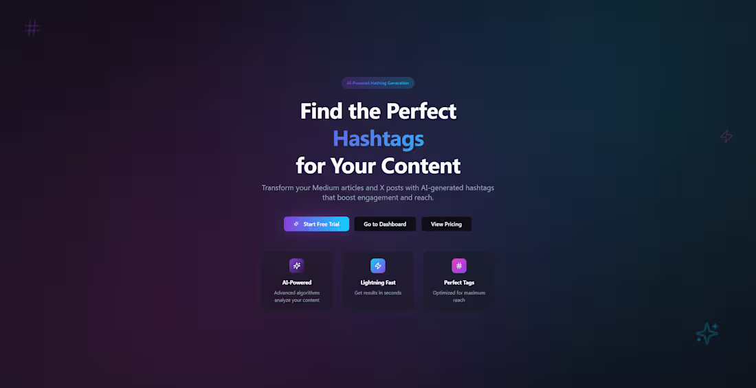 Cover image for HashtagFinder is a fully functional