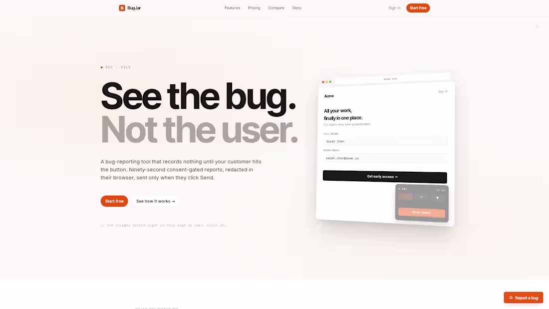 Cover image for Bugjar is an app I
