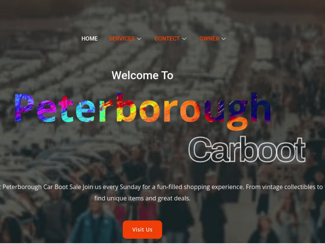 Cover image for Customized website design for carboat sales.