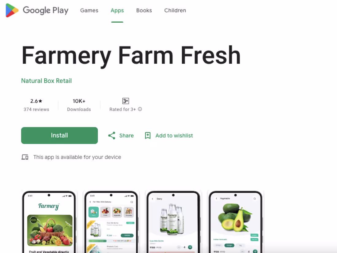 Cover image for Farmery - Apps on Google Play