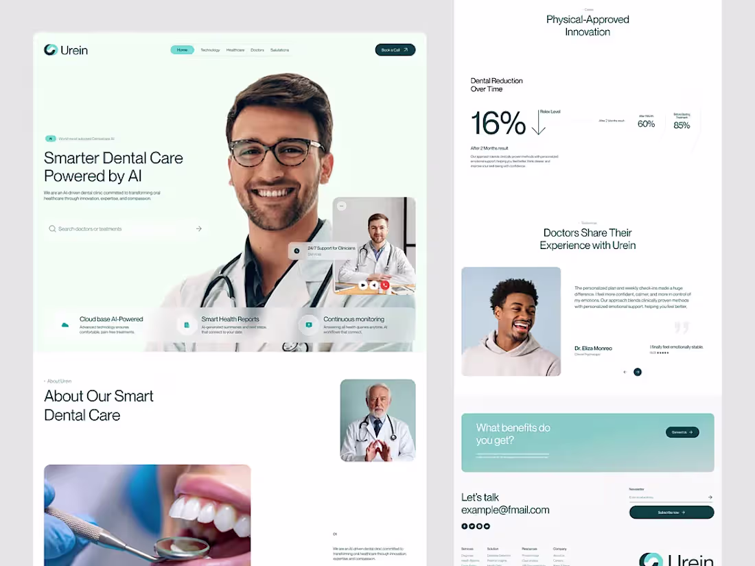 Cover image for Figma - Dental Care Website