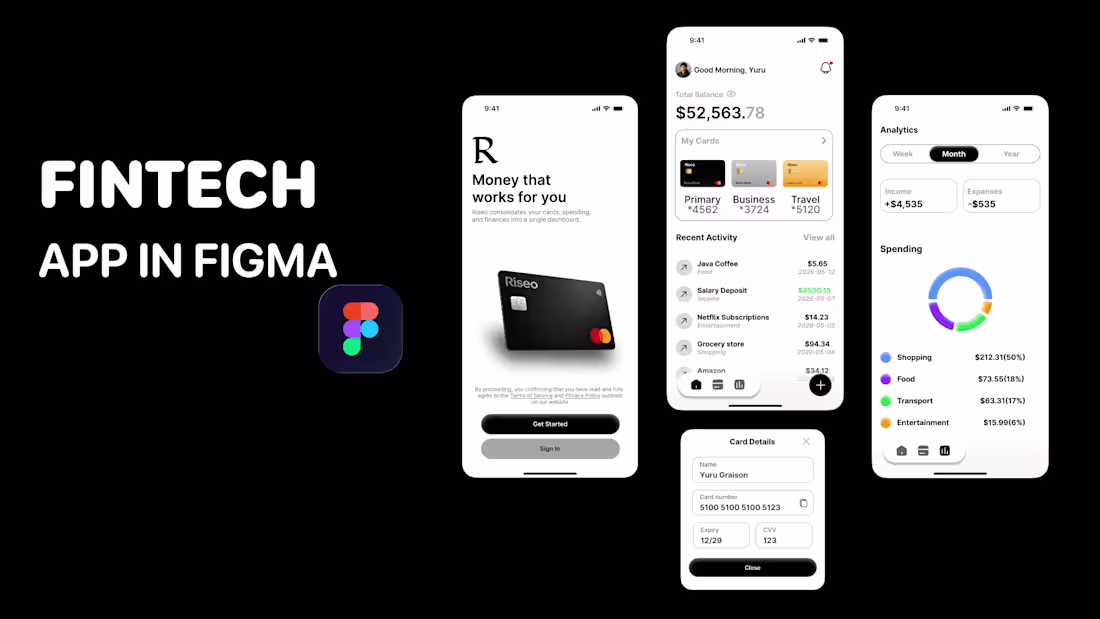 Cover image for RISEO - Fintech Mobile App