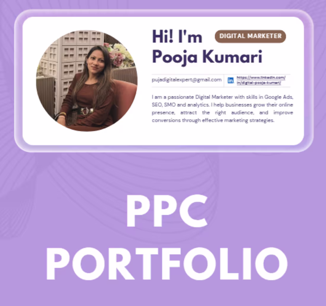 Cover image for My PPC Portfolio