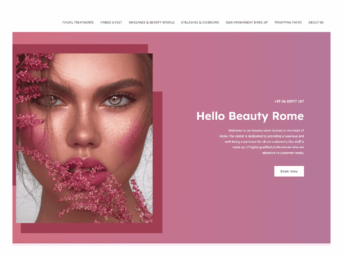 Cover image for Web Development – Website for Beauty Salon