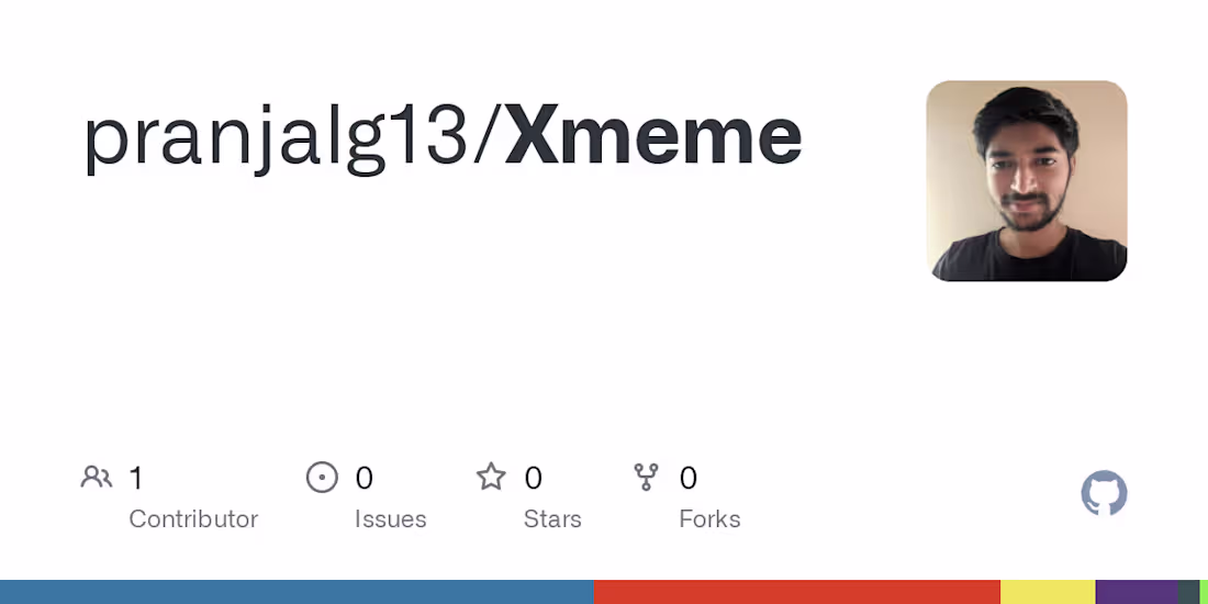 Cover image for pranjalg13/Xmeme