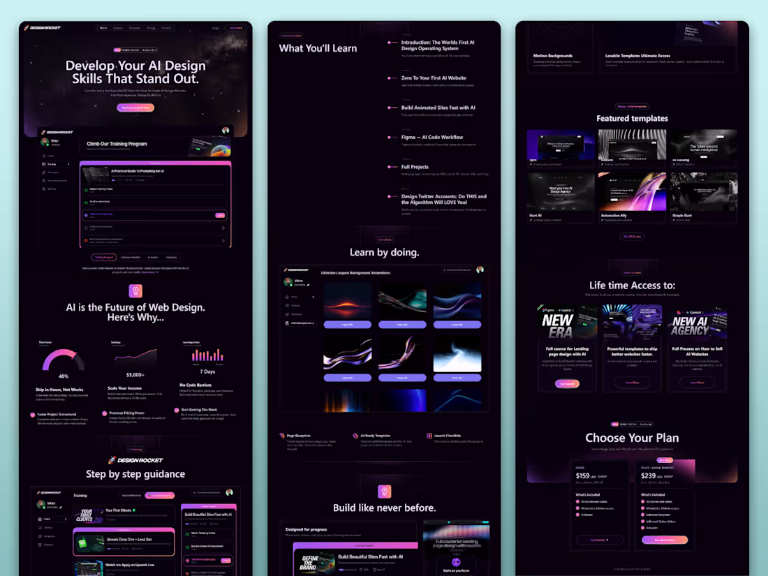 Cover image for Design Rocket - Fullstack Web App