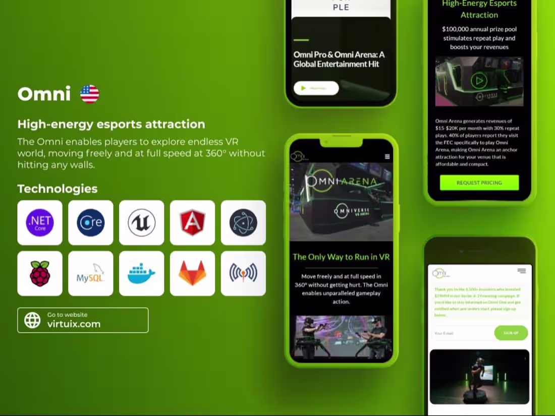 Cover image for Omni Arena by Virtuix.
Product Management