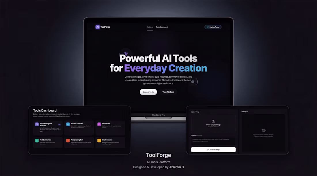 Cover image for ToolForge is a developer utility