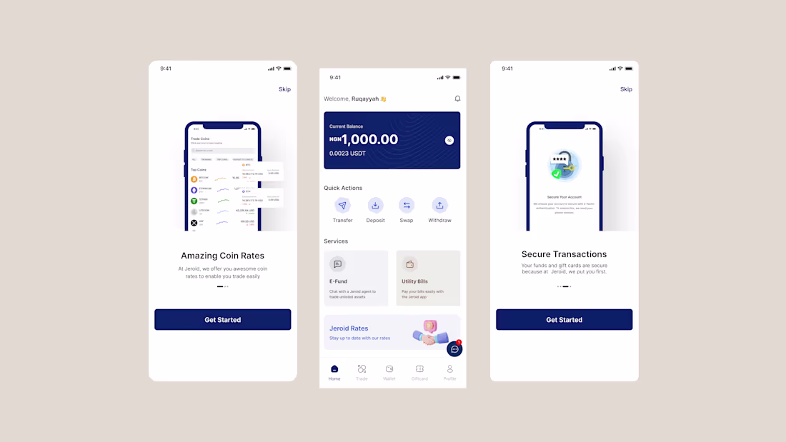 Cover image for Jeroid Mobile App V.2.0 Design