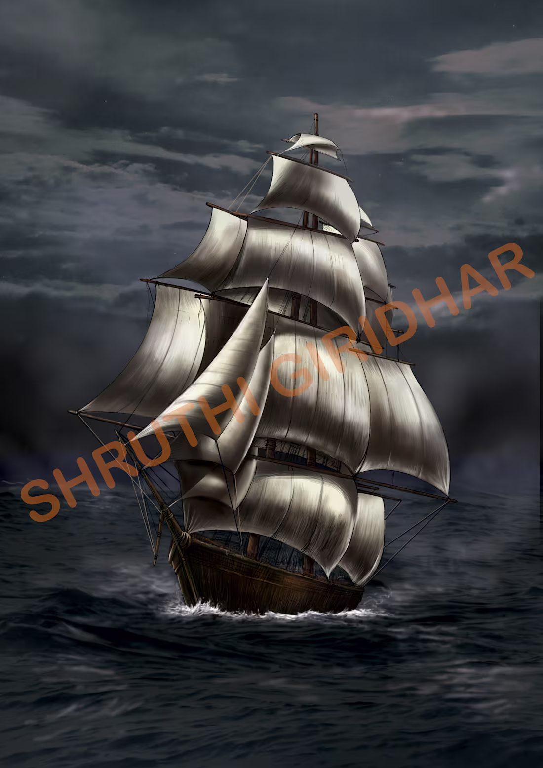 Cover image for Fantasy Ship Illustration: Perfect for Novels & Game Art