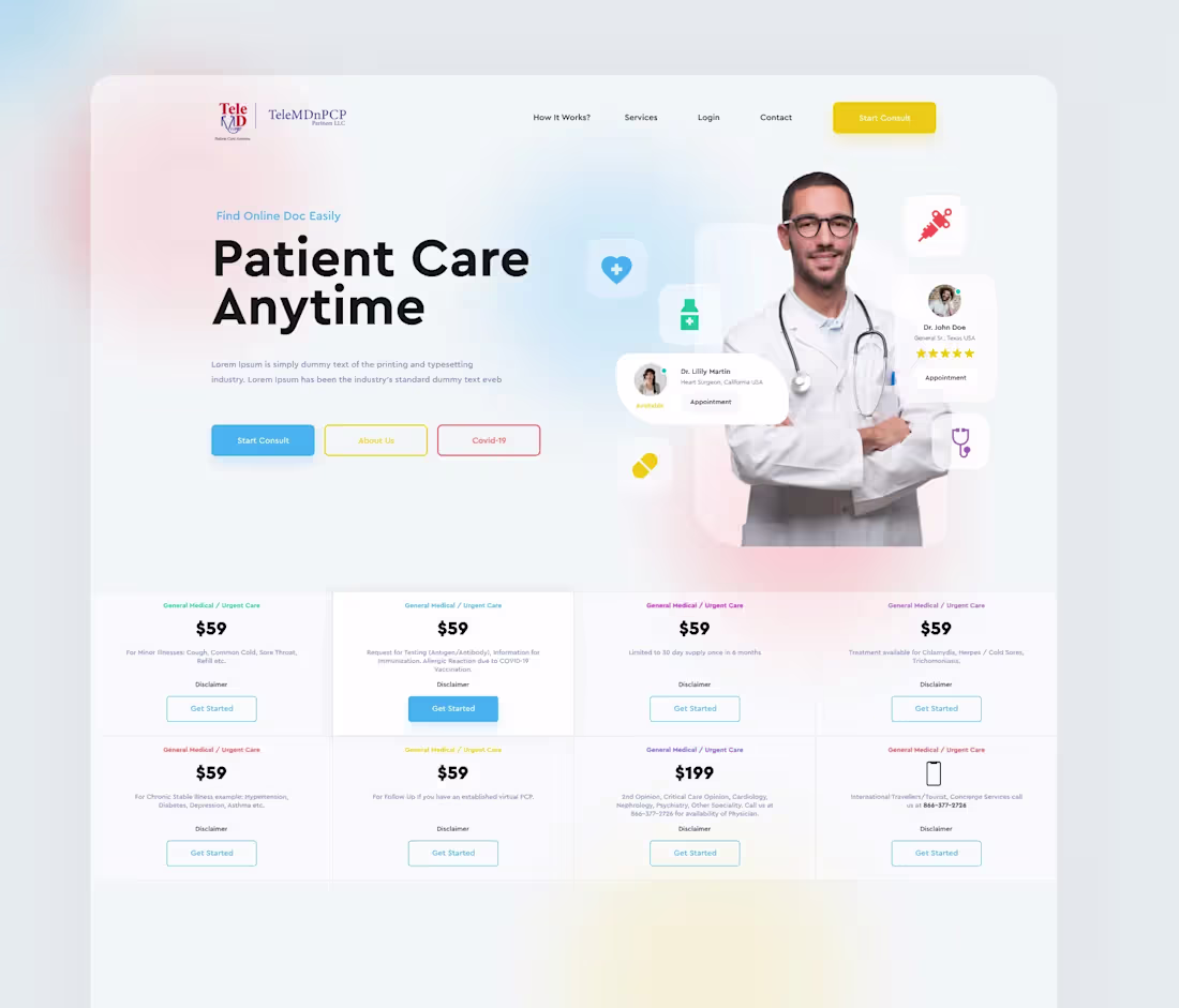 Cover image for Medical website design
I have done