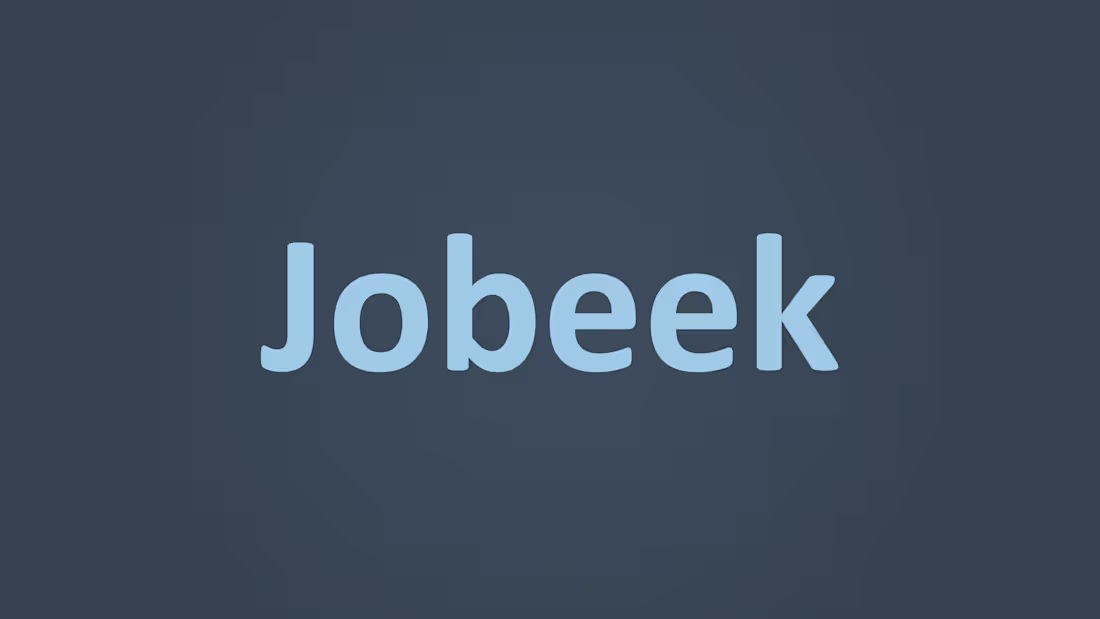 Cover image for Jobeek | Motion graphic video