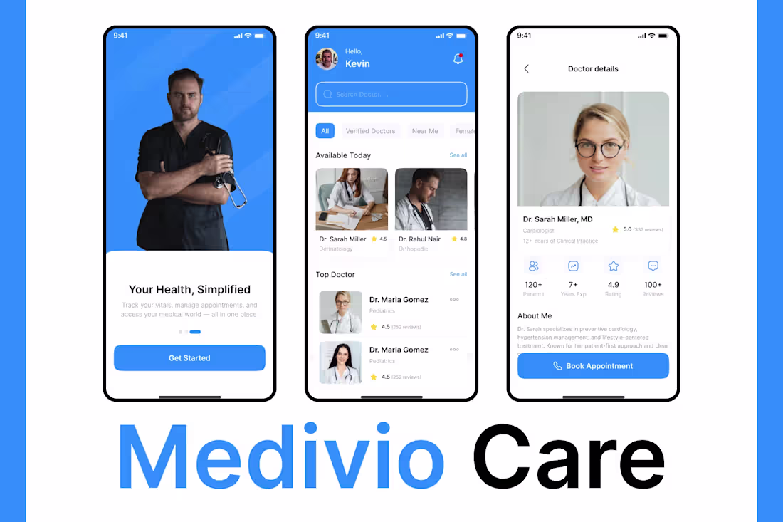 Cover image for Medical & Healthcare Mobile App
I