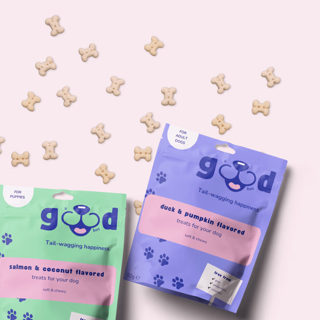 Cover image for a good boy -dog treats