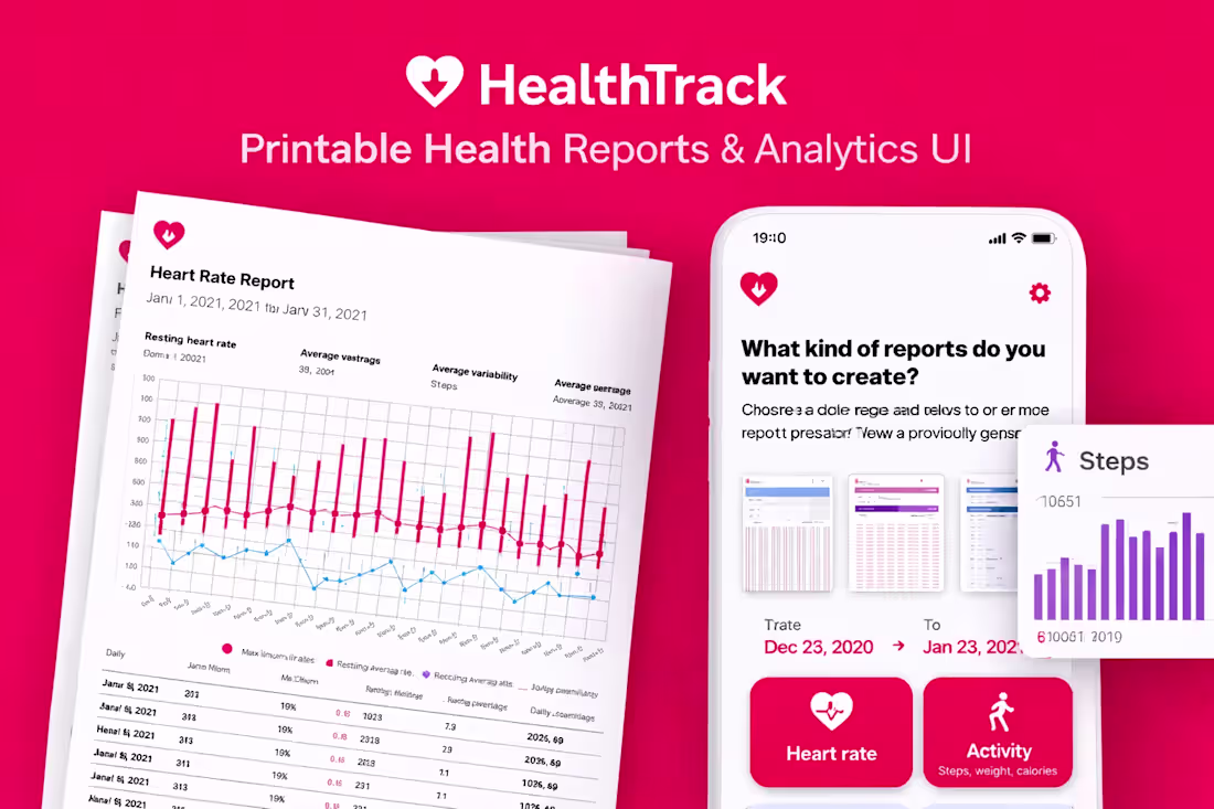 Cover image for HealthTrack Health Analytics App Development