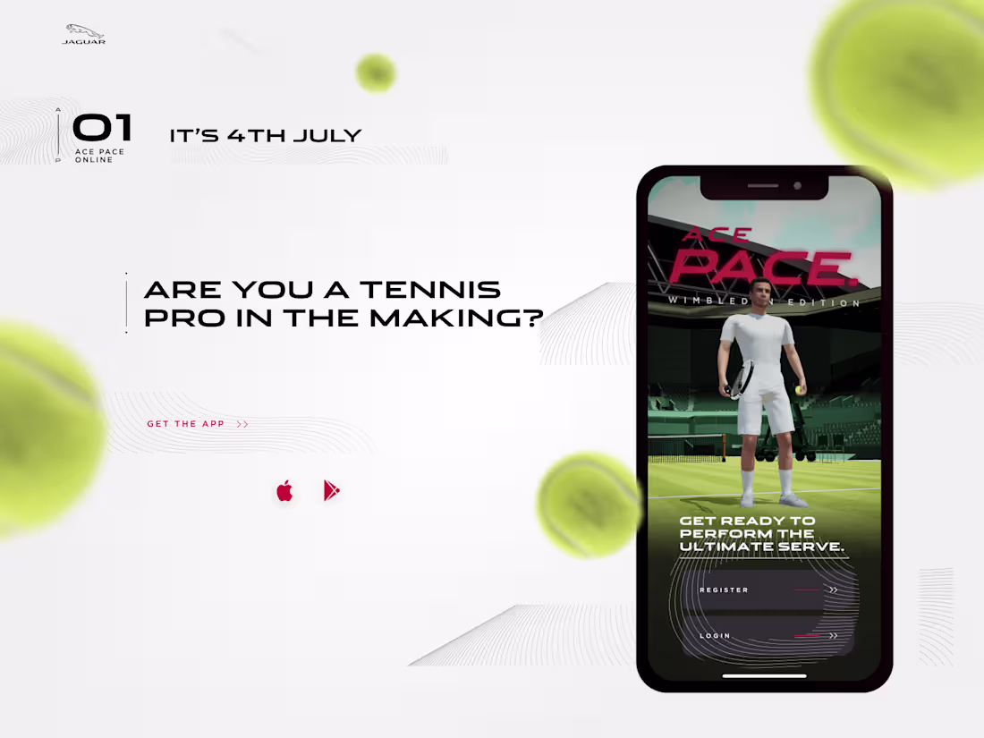 Cover image for Ace Pace - Jaguar Wimbledom Webflow landing page