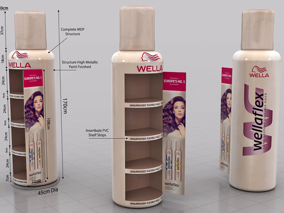 Cover image for Wella Floor Standing Unit.