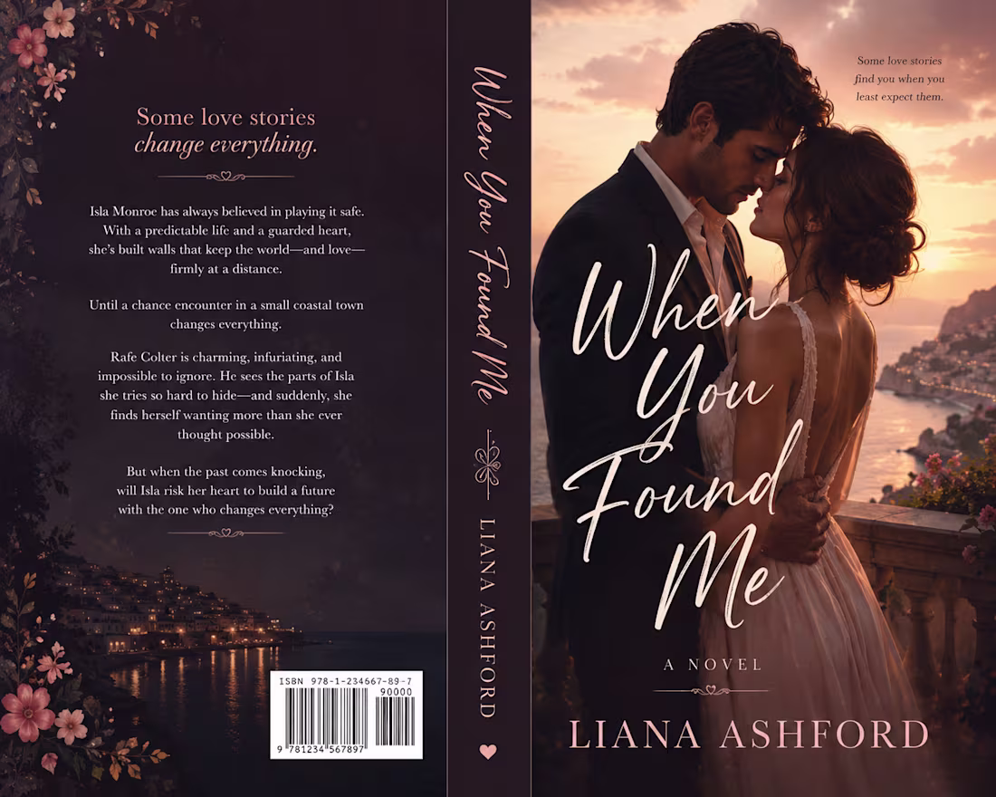 Cover image for Designed a premium romance book