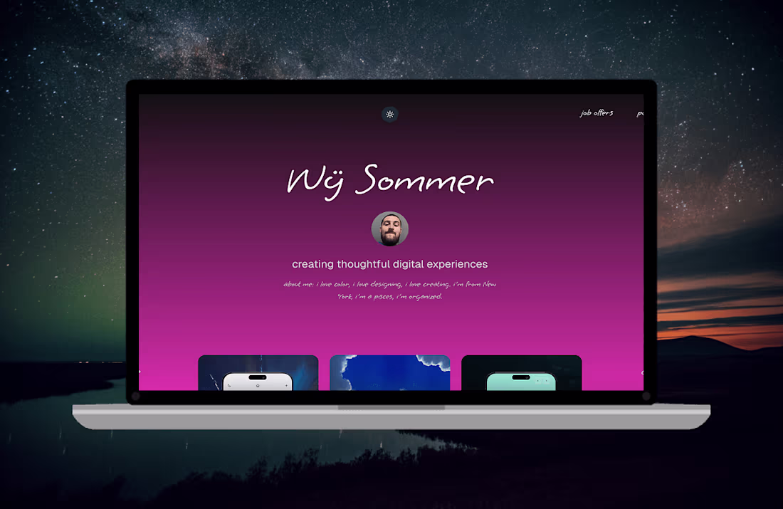Cover image for Wÿ Sommer Portfolio