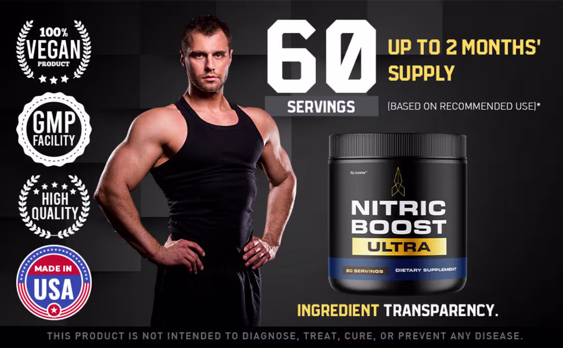 Cover image for Nitric Boost Ultra Reviews — Enhance Overall Energy And Stamina!