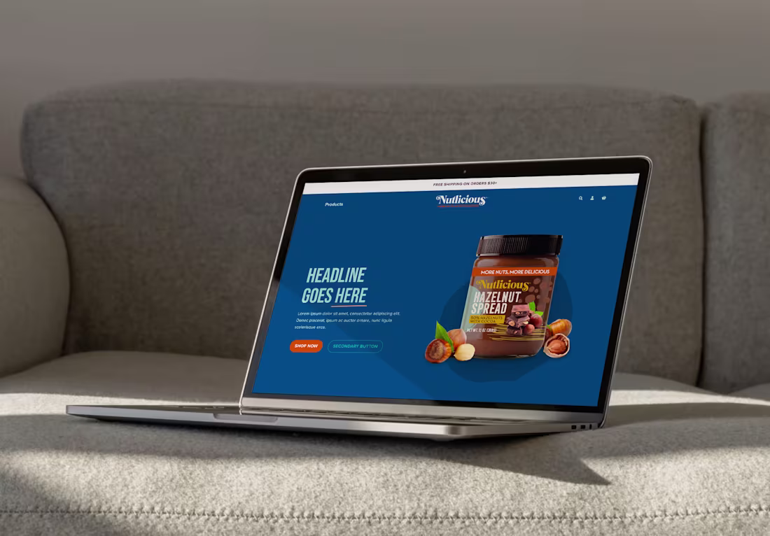 Cover image for Nutlicious | Ecommerce Product Design