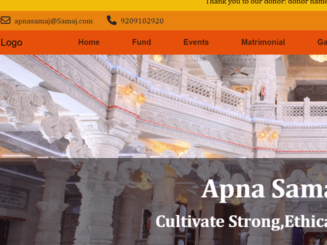 Cover image for Samaj_Website
