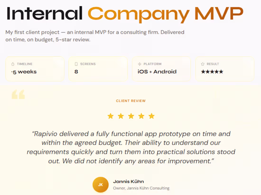 Cover image for Bau-App - internal company MVP