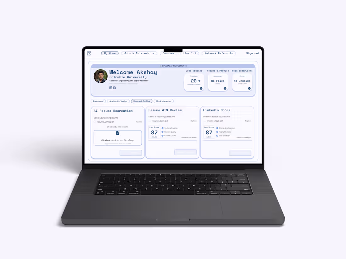 Cover image for AI-Powered Career Readiness Platform Design