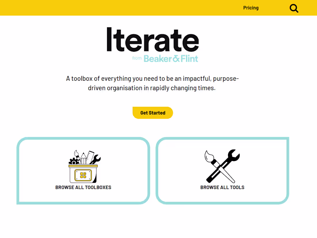 Cover image for Iterate