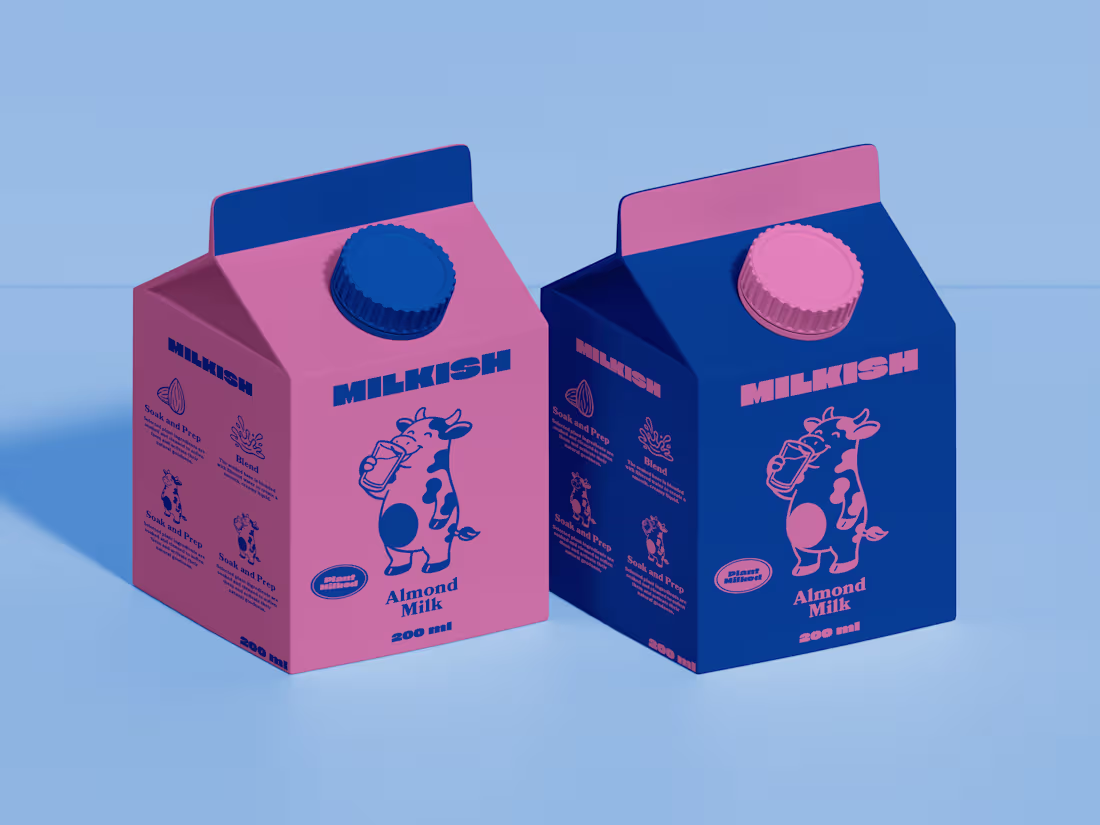 Cover image for Milkish Brand Identity and Packaging