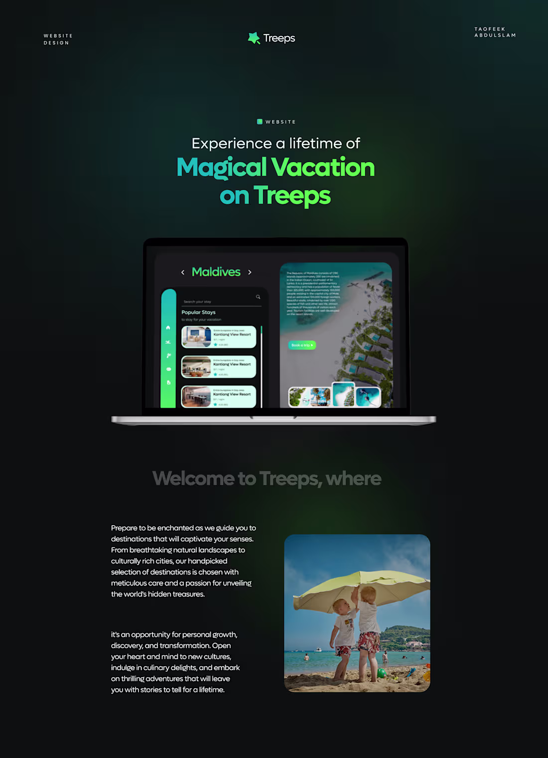 Cover image for Treeps: Experience a lifetime of Magical Vacation Trips