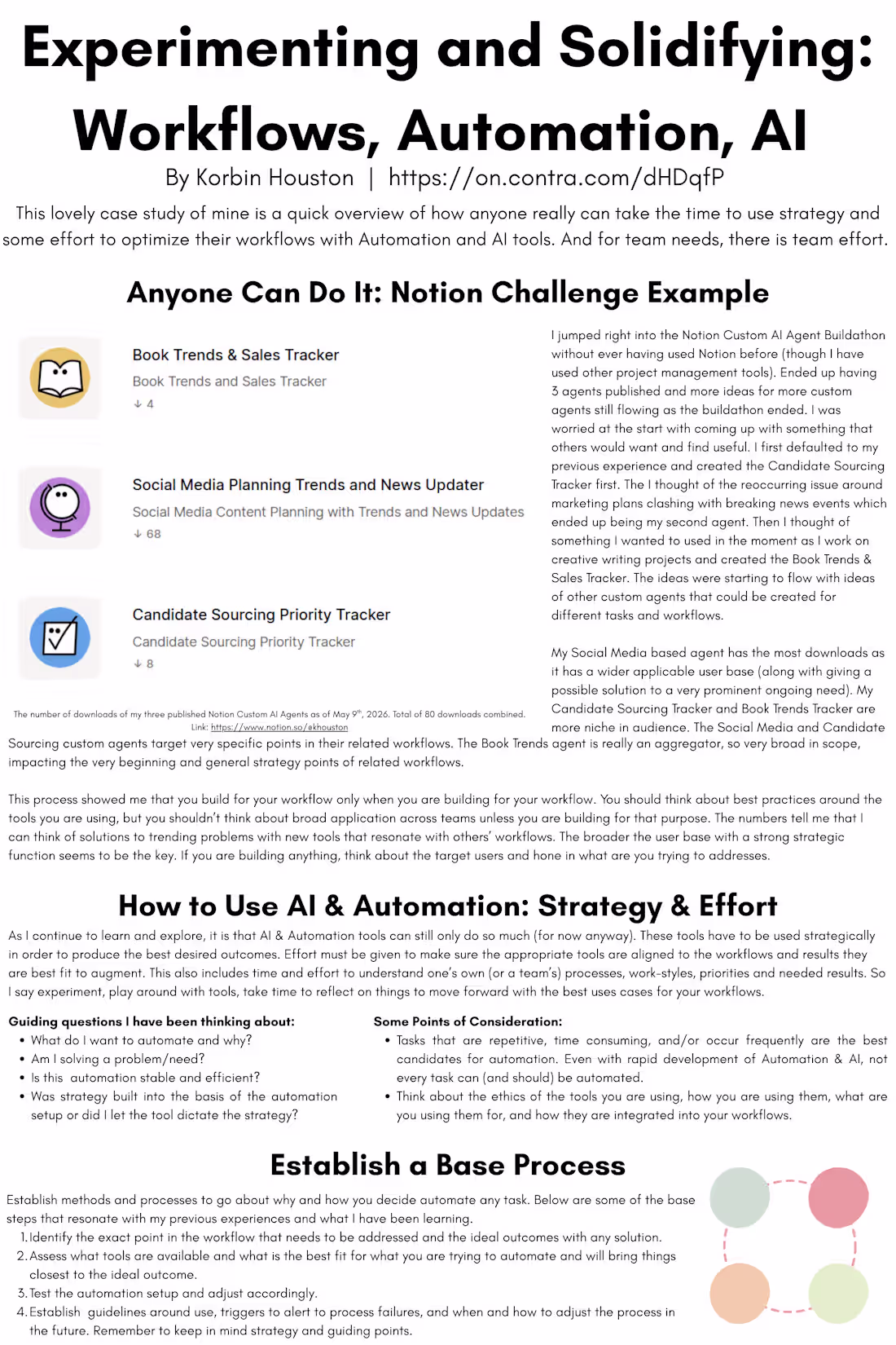 Cover image for Workflows, Automation, AI (Notion AI) Case Study