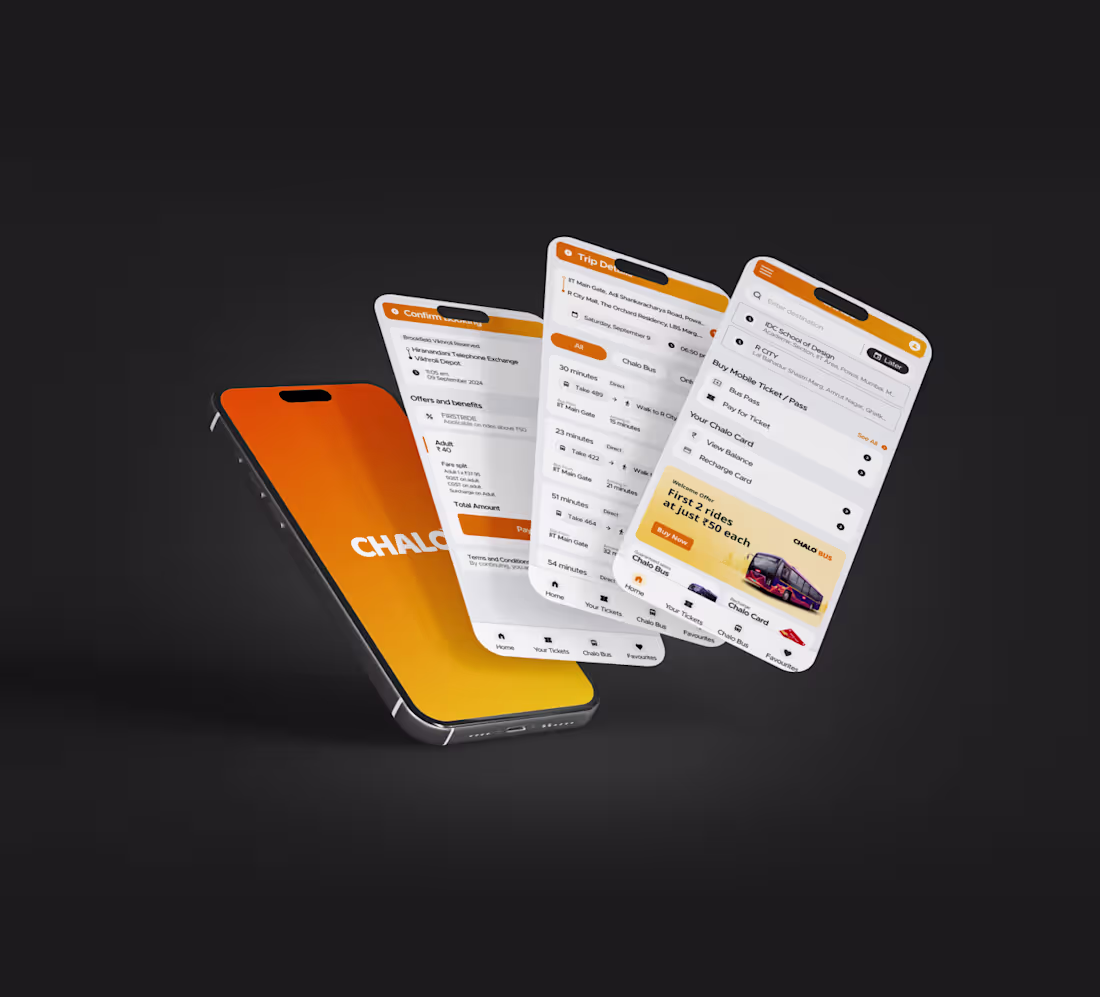 Cover image for Chalo App | Ergonomic Analysis and Redesign