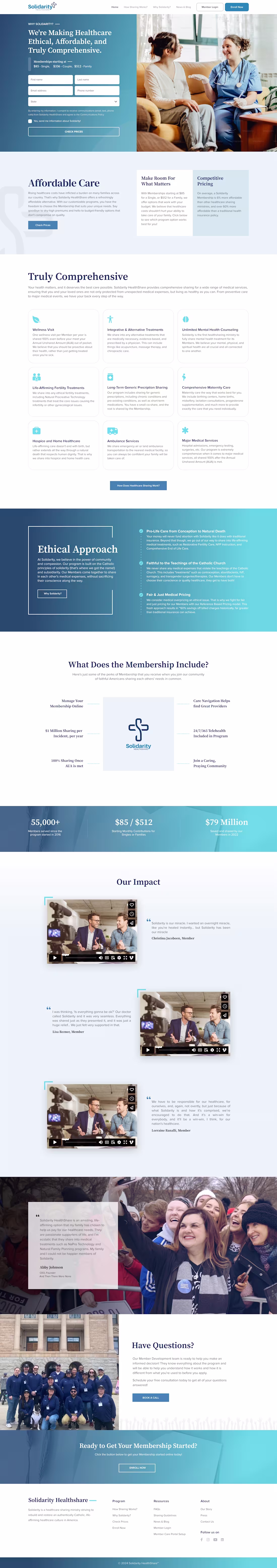 Cover image for Wordpress site for a health