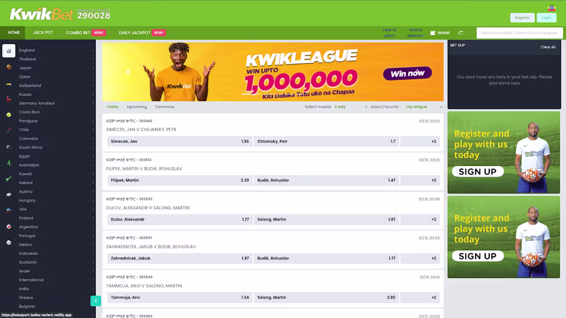 Cover image for Hulusport: Betting platform