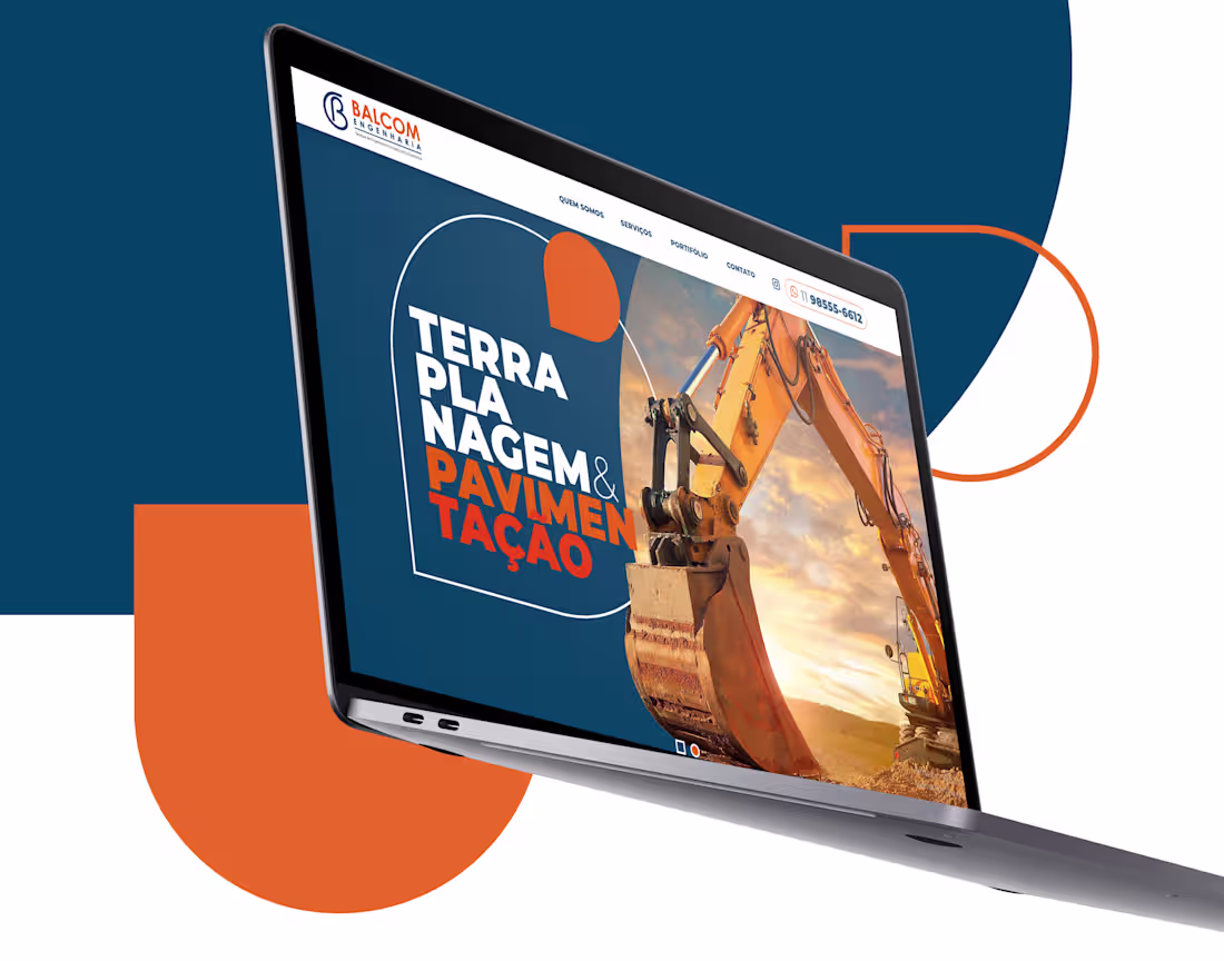 Cover image for Criação Site - Balcom Engenharia