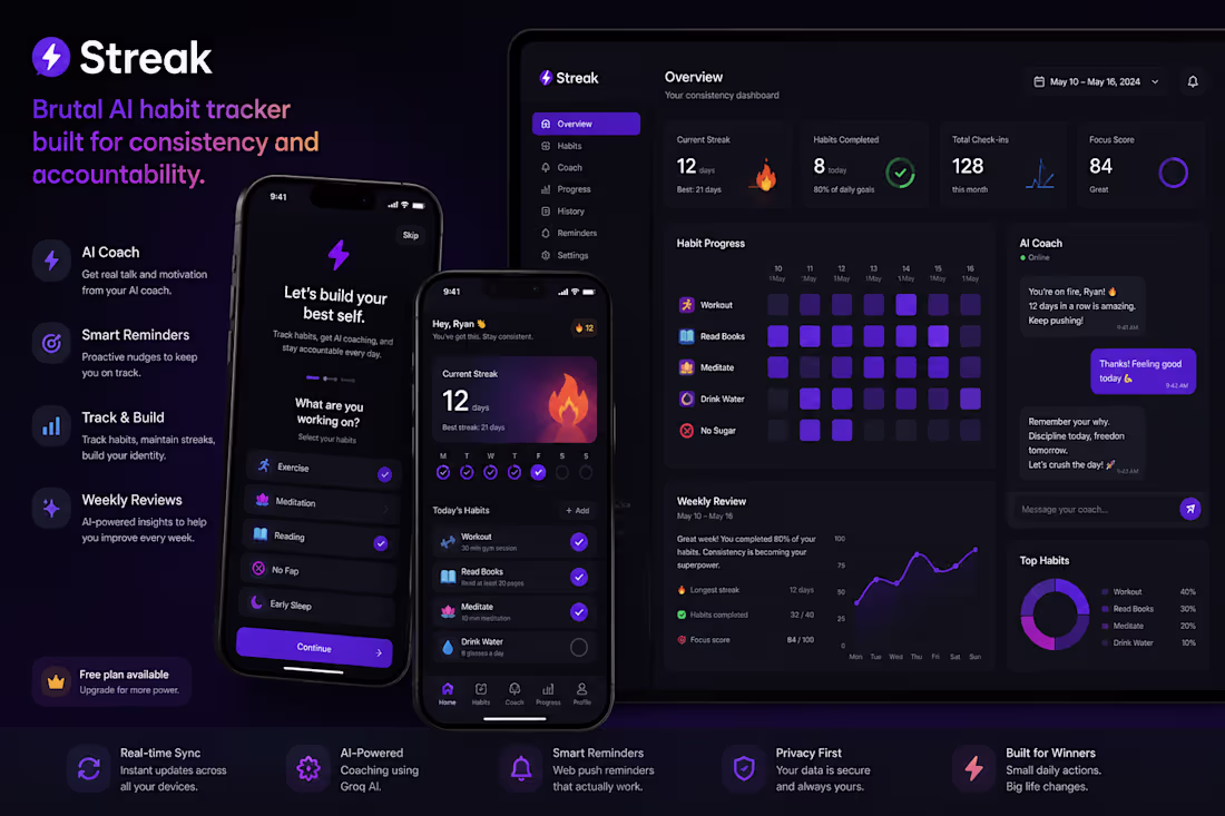 Cover image for Building Streak — An AI-Powered