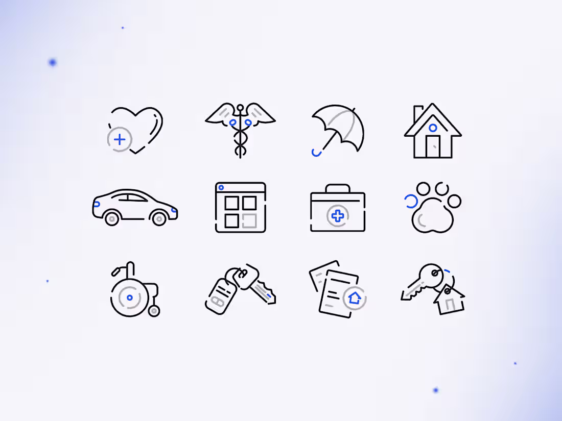 Cover image for Insurance Icons