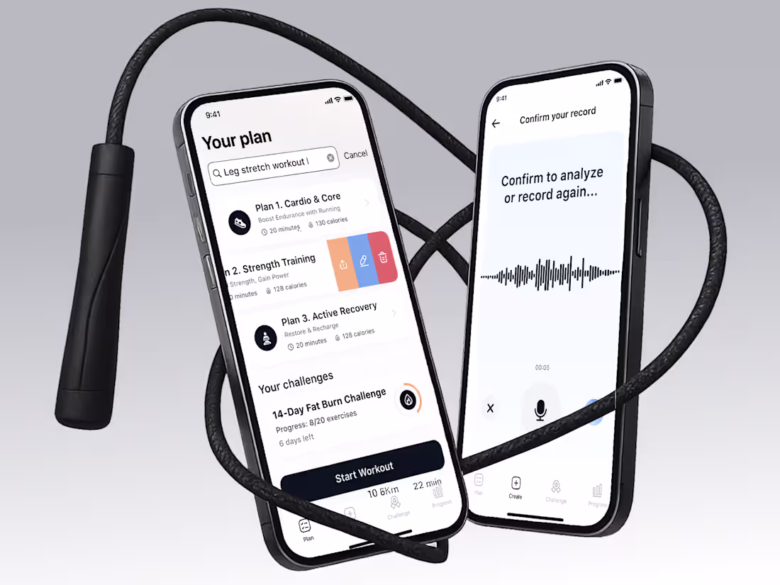 Cover image for AI Fitness app | UI/UX | Healthcare
