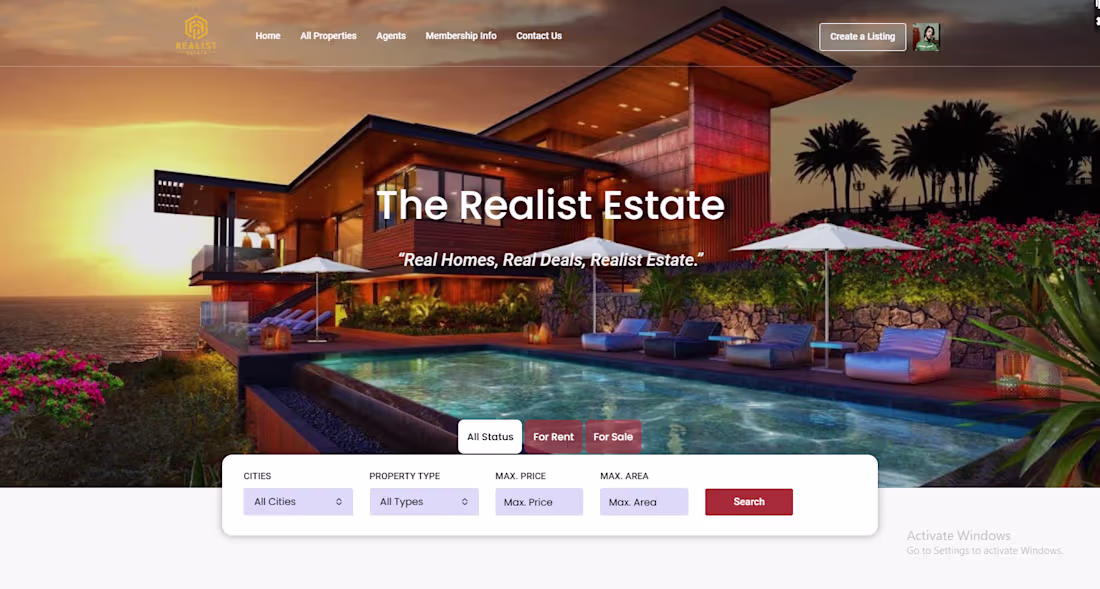 Cover image for Multi-Agent Real estate website using WordPress and Houzez theme