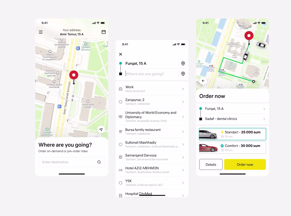 Cover image for 🚕 Taxi mobile app