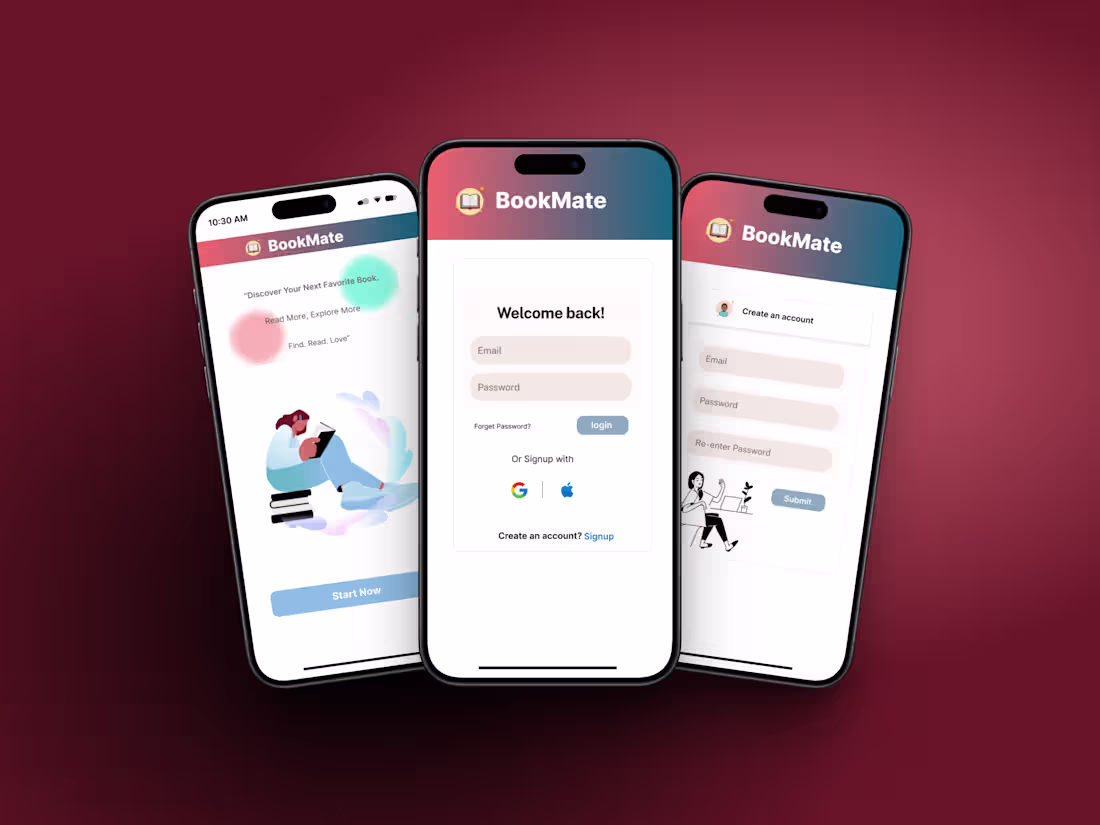 Cover image for BOOKMATE APPLICATION