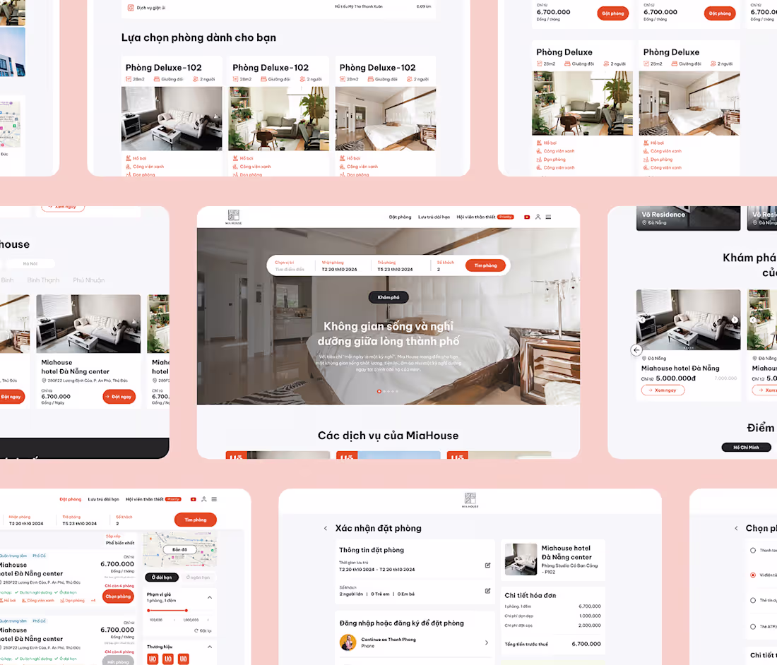 Cover image for Mia House website UX UI design :: Behance