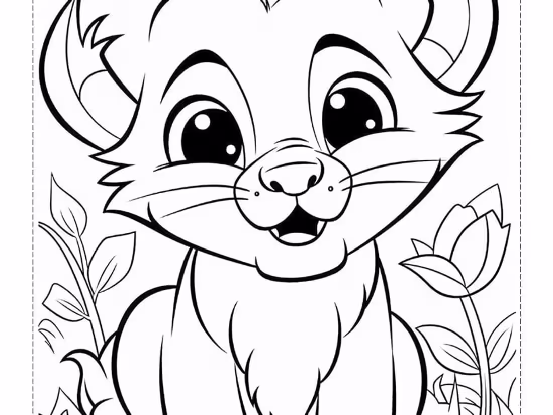 Cover image for I will create amazing coloring book pages for kids KDP low conte