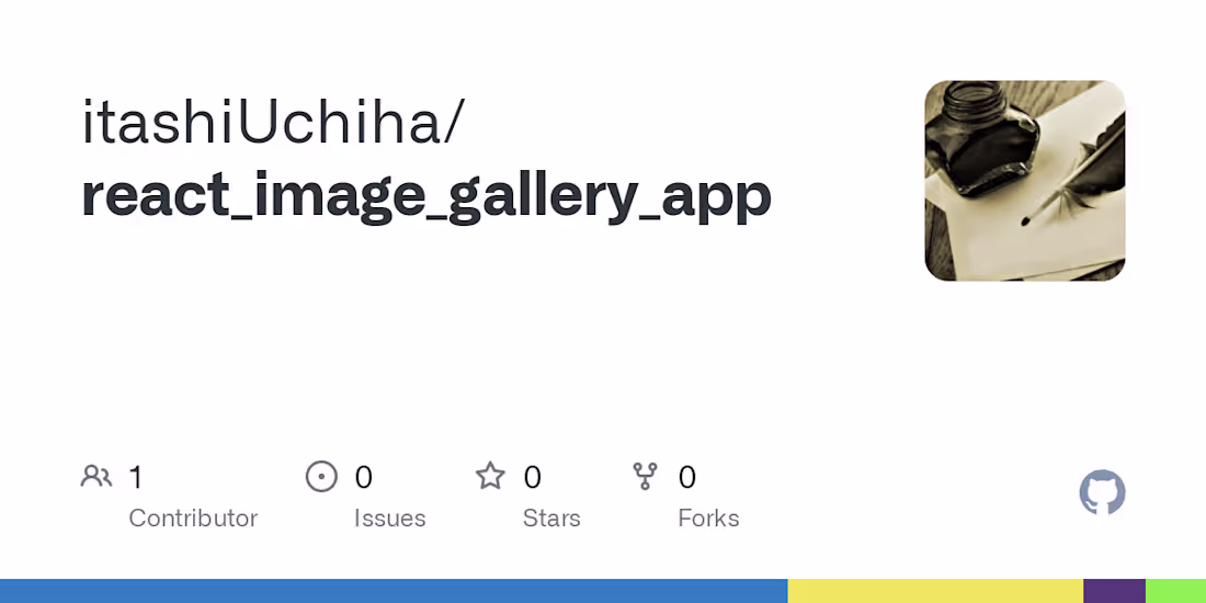 Cover image for itashiUchiha/react_image_gallery_app