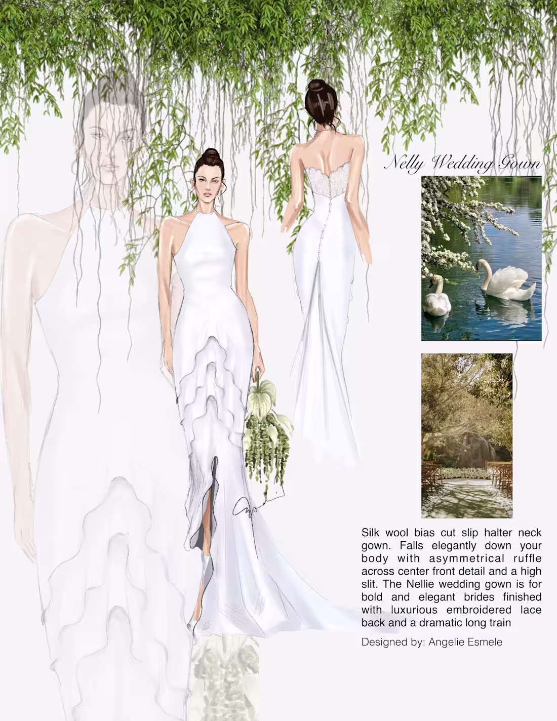 Cover image for Nelly Custom Wedding Gown