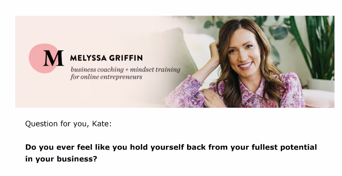 Cover image for Email Copywriting for Melyssa Griffin
