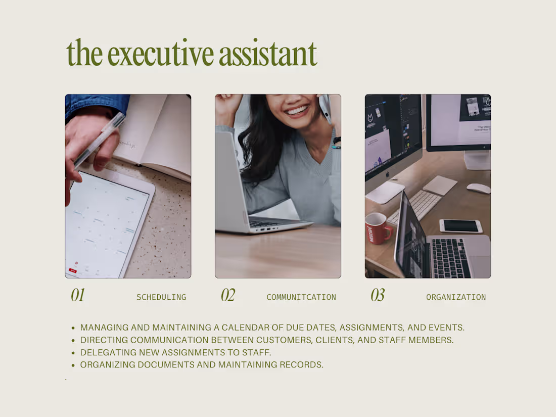 Cover image for Executive Assistant for Real Estate Company