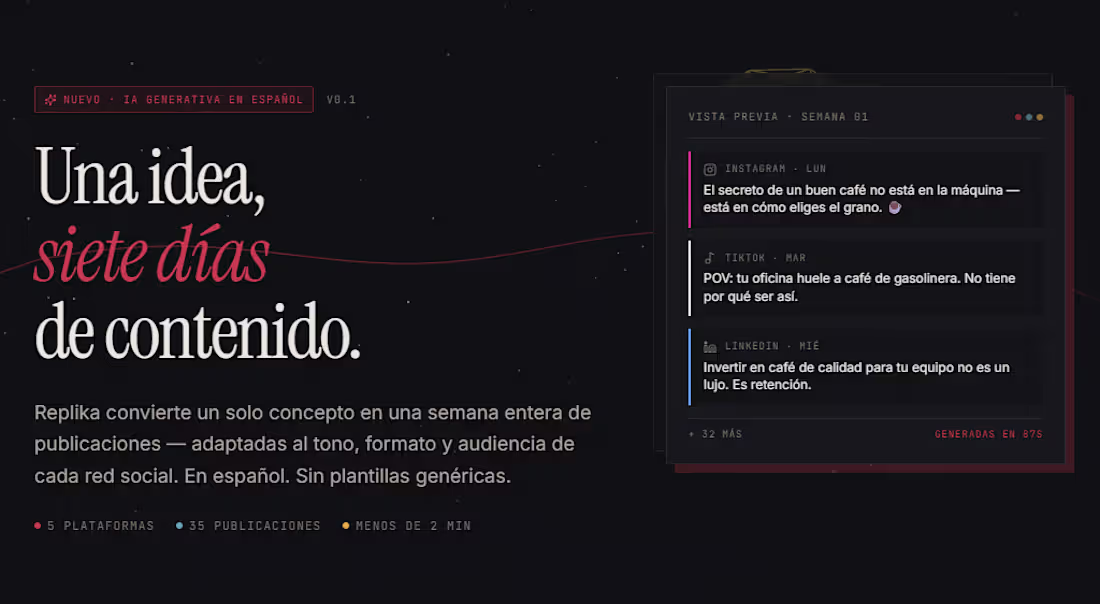 Cover image for Replika: AI Content Tool for Spanish Speakers